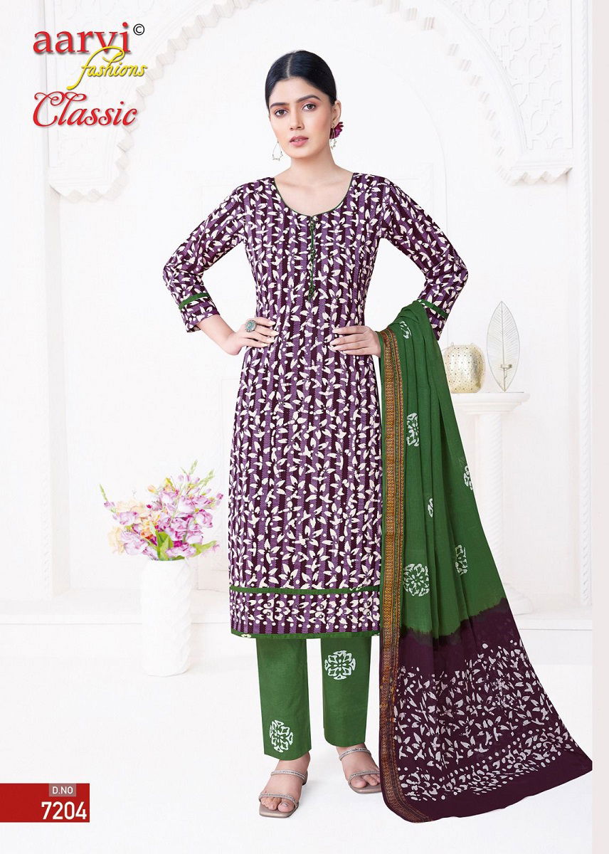 Aarvi Fashion Classic Vol 5 Battik Printed Readymade Dress